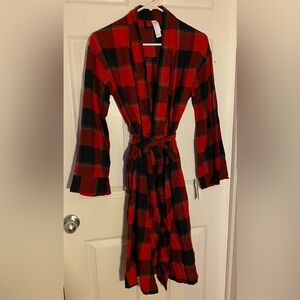 Stars Above Flannel Robe Size XS/S NWT